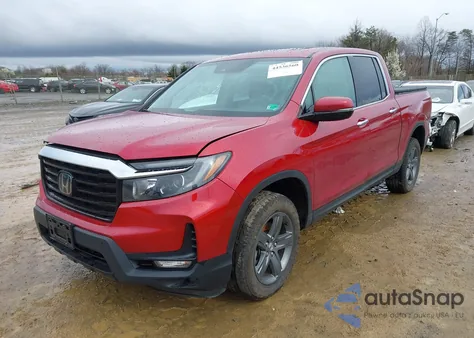 2022 Honda Ridgeline Rtl-E из США, поврежденный, VIN 5FPYK3F72NB005669